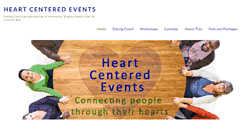 Desktop Screenshot of heartcenteredevents.com